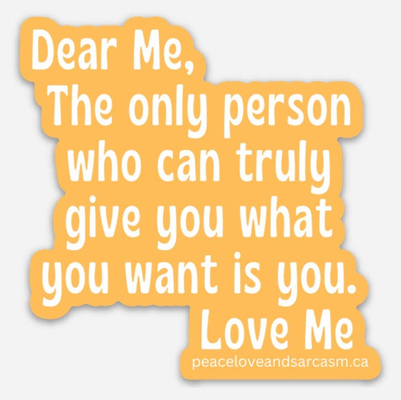 What You Want Sticker