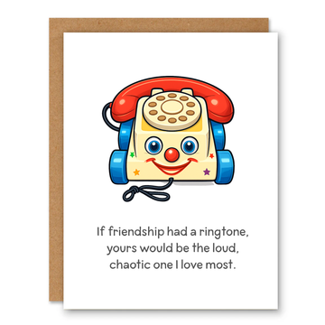 Gen X Retro Toy Phone Card