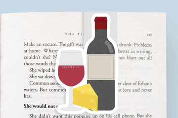 Red Wine - Jumbo Magnetic Bookmark - 0