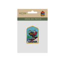 Canada Skiing Moose Winter Sports Souvenir Embroidered Iron-On Patch - Collectible Travel Patch-2