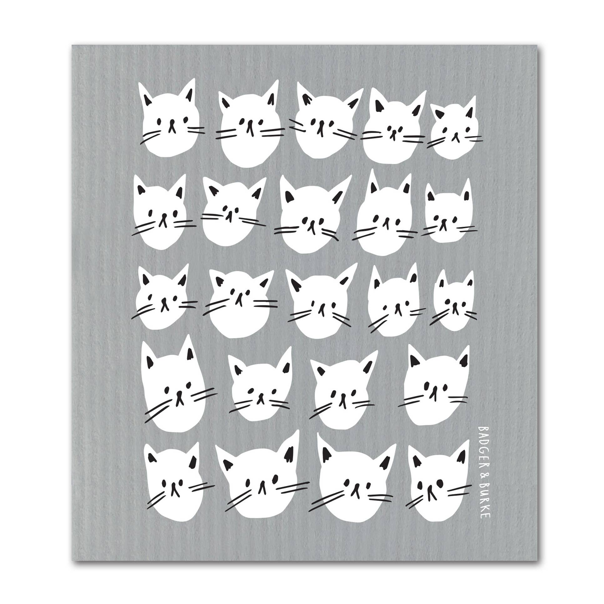 Many Cats Sponge Cloth