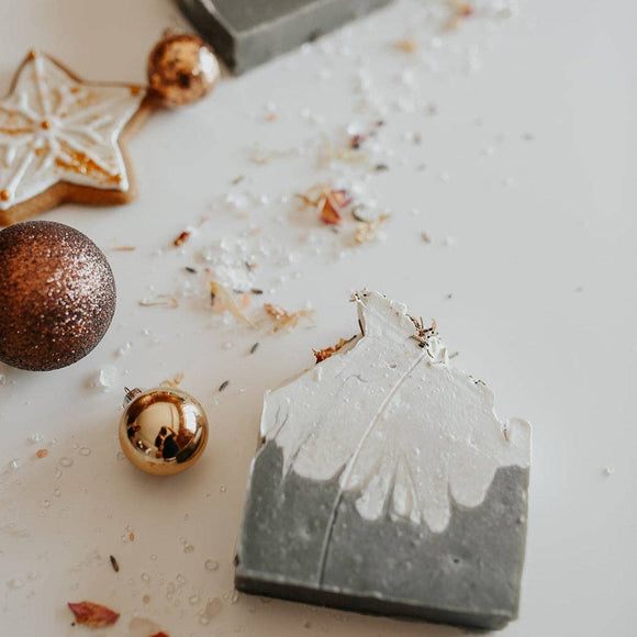 Frosted Forest Soap Bar: Holiday Collection
