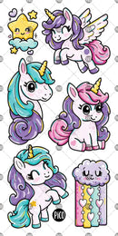 The Rainbow Unicorns - Temporary Tattoos-4
