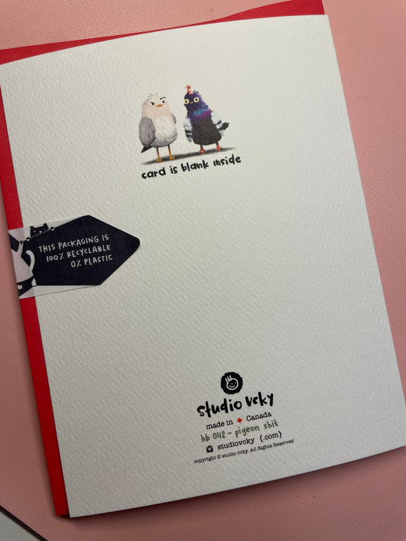 Greeting Card - Pigeon Got You