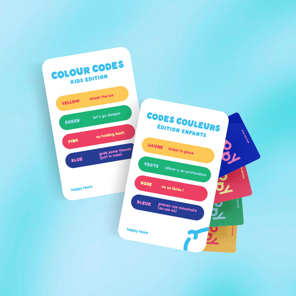 Happy tears: kids edition (bilingual conversation cards)