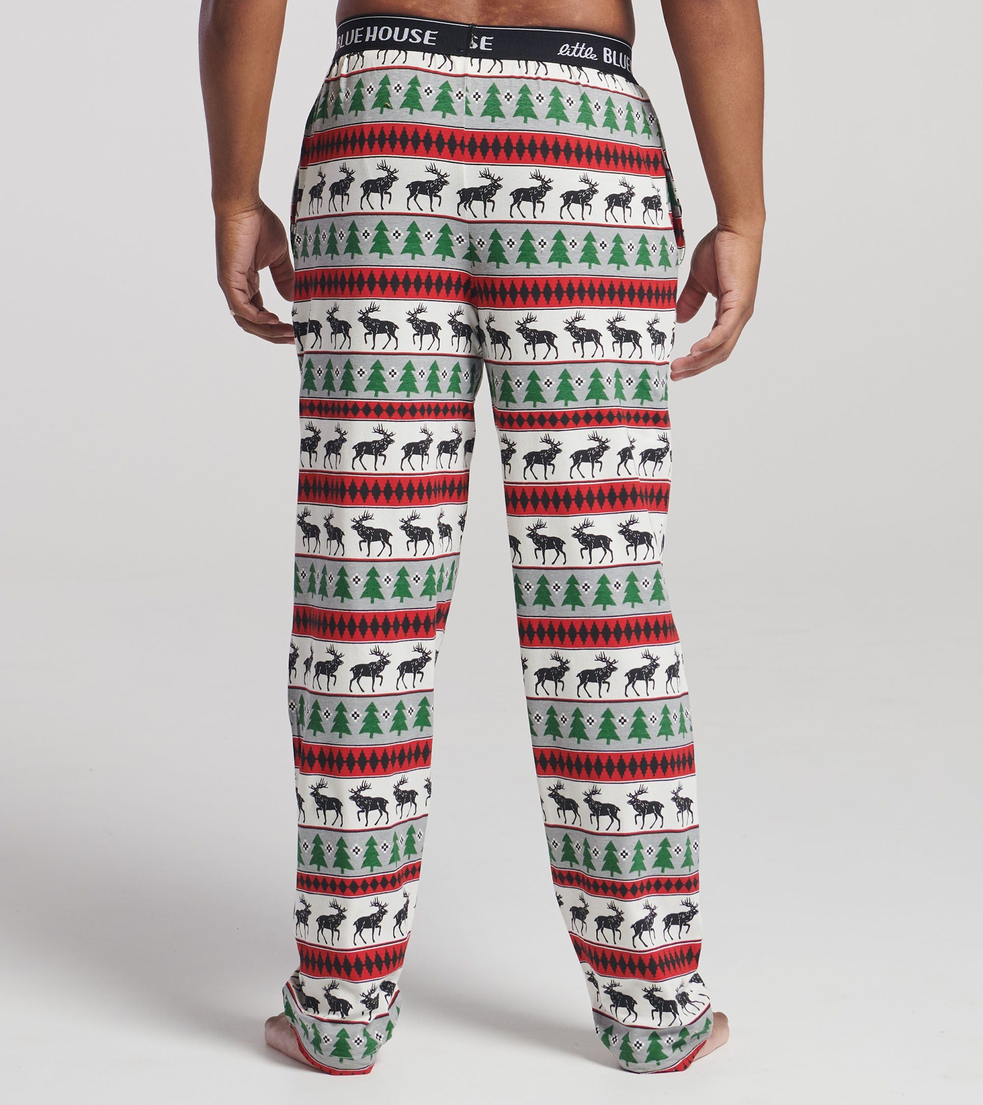 Men's Elk Fair Isle Jersey Pajama Pants - 0