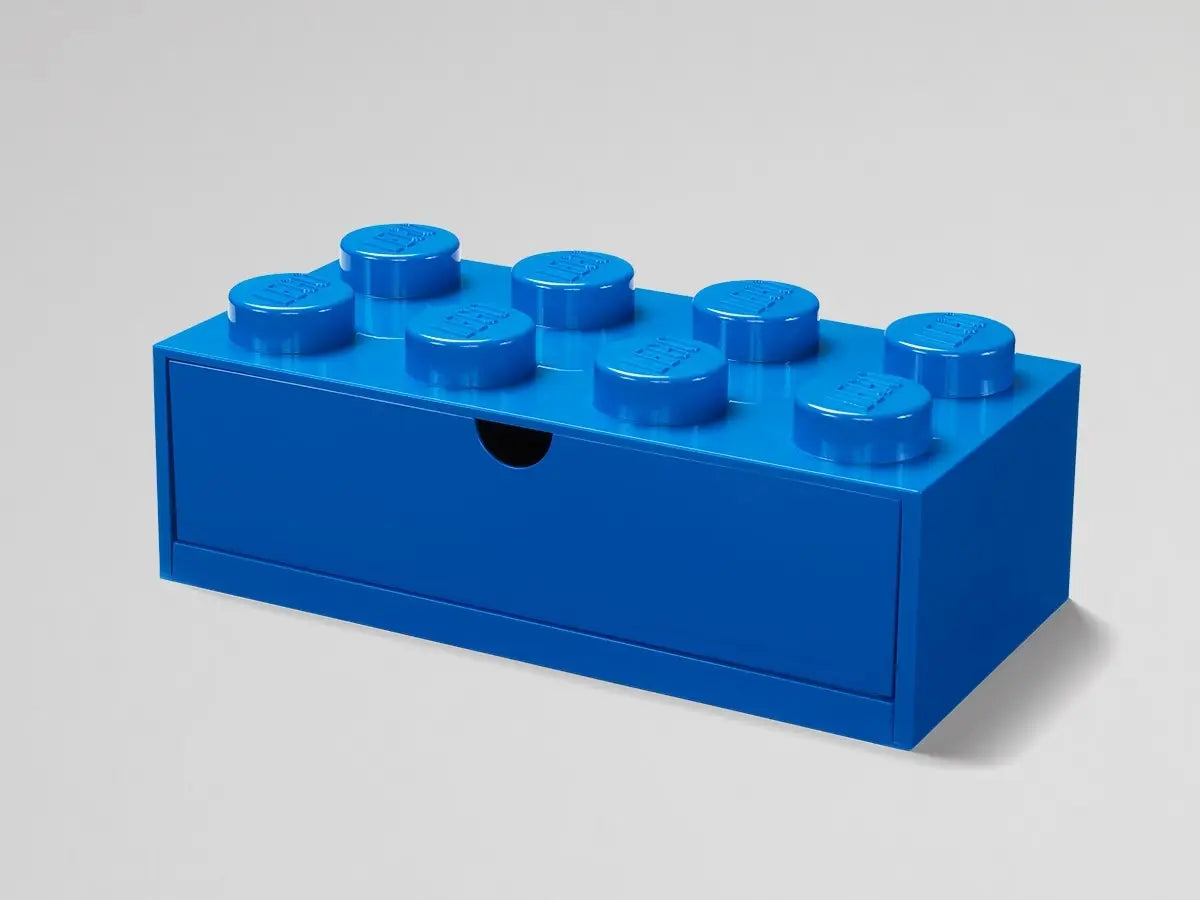 Lego 8 Knob Desk Drawer (red or blue)