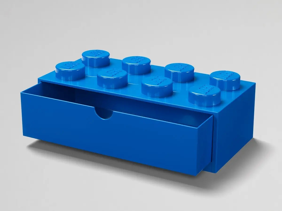 Lego 8 Knob Desk Drawer (red or blue)