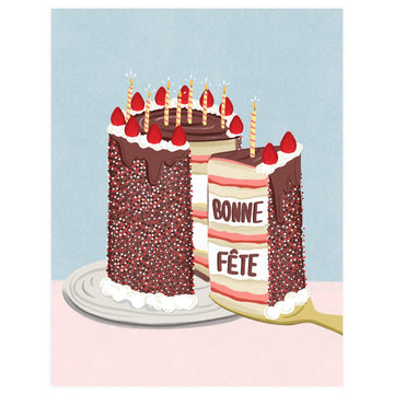 Cake Slice Fete - Greeting Card - 0