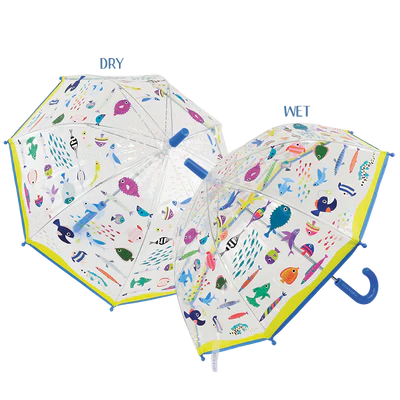 Colour Chanding Umbrella - Ocean (Transparent)