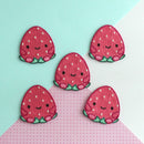Happy Strawberry Embroidered Patch-5
