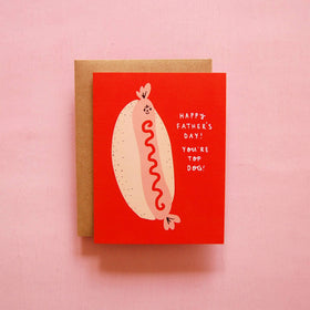 Top Dog - Father's Day Card - 0