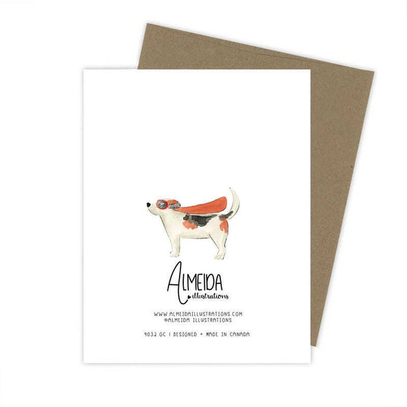 Good Vibes Only Card | Beagle | Any Occasion Card