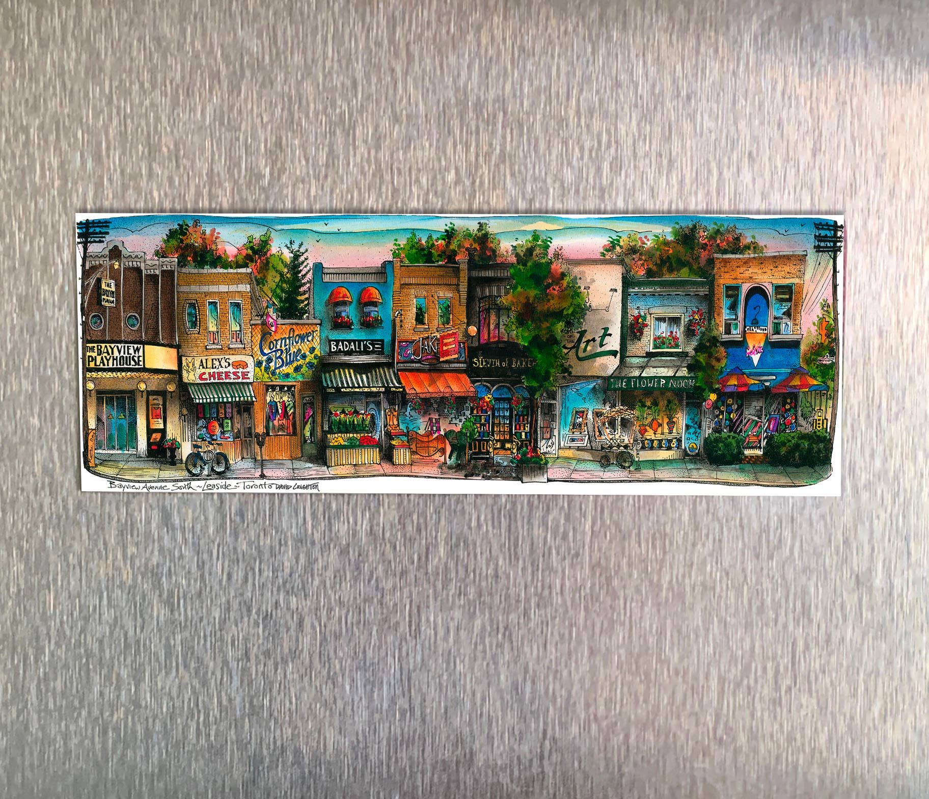 Bayview and Leaside Neighbourhood Fridge Magnet