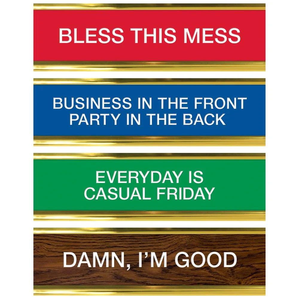 Daily Desk Plaque R-Rated