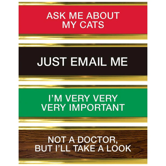 Daily Desk Plaque R-Rated