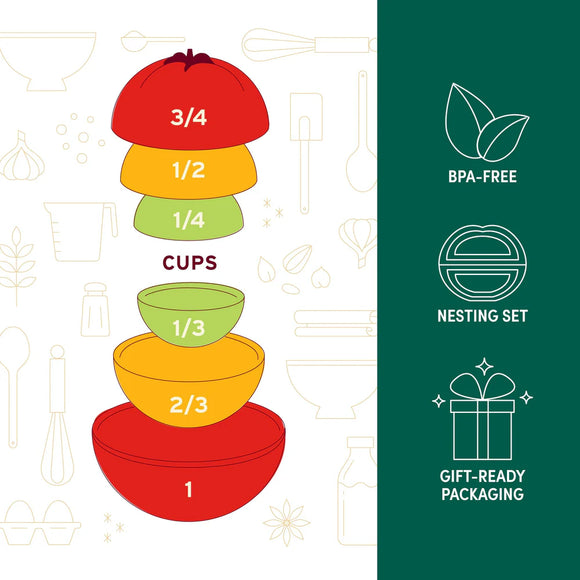 Home Grown Measuring Cups