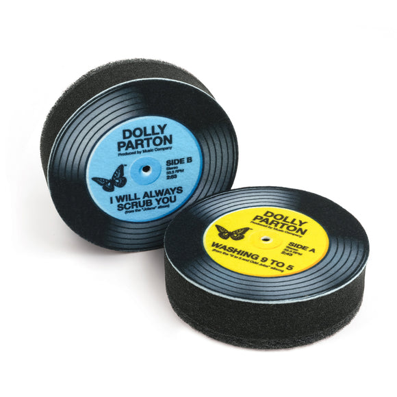Dolly Parton Record Sponges - Pack of 2