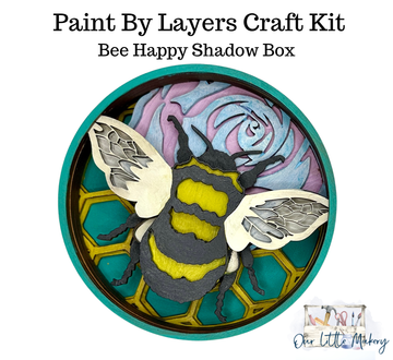 Bee Happy Shadow Box Kit - 0