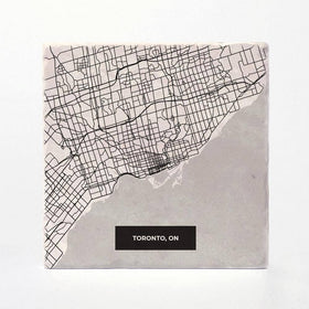 Toronto Modern Map Coasters - 0