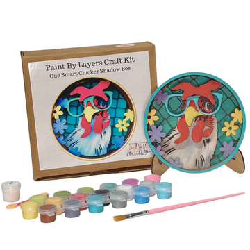 One Smart Clucker Shadow Box Kit
