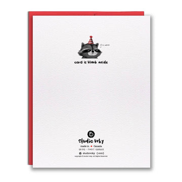 Greeting Card - Raccoons Finest Garbage - 0