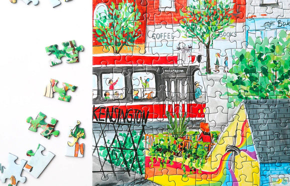 Toronto Kensington Market Puzzle - 1000 Piece Puzzle