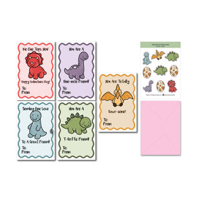 Dinosaur Valentine Set - Card Set - 0