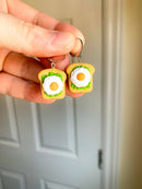 Avacado & Egg Toast Earrings-1