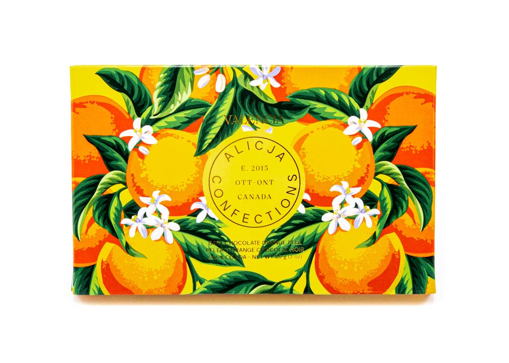 Valencia Vegan Dark Postcard Chocolate Bar