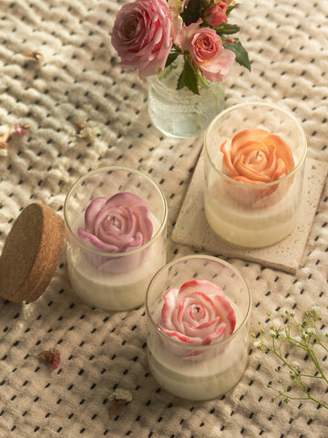 Rose Petal Candle | Soy Wax Blend - 0