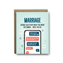 Marriage dinner love greeting card-1