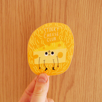 Stinky Cheese Club Sticker - 0