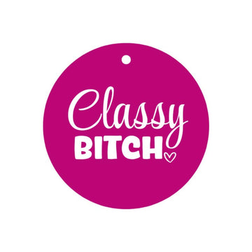 Classy Bitch Pup Charm