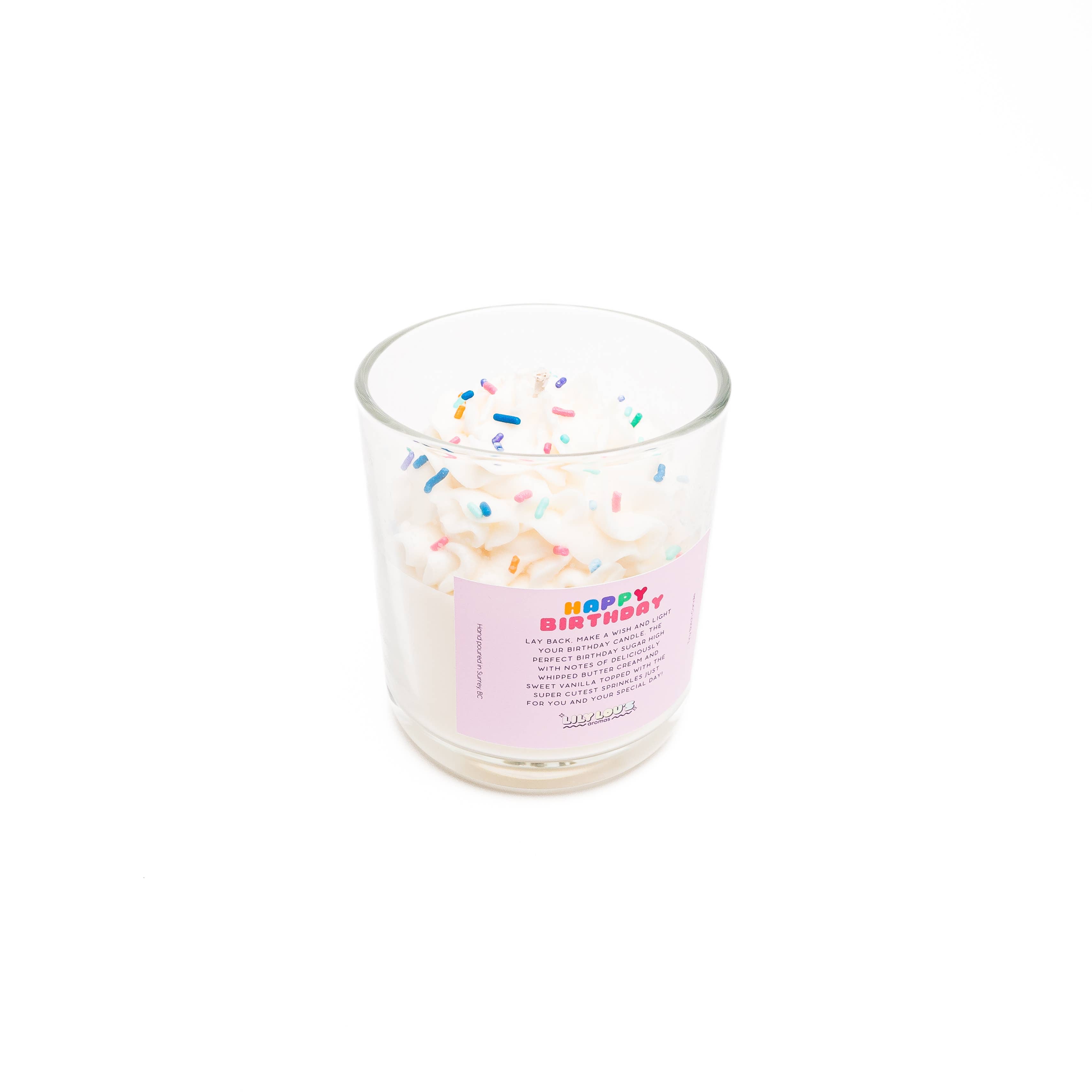 Lily Lou's Aromas - Happy Birthday Whipped Candle | Vanilla - 0