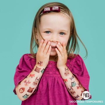 The Animals of the Forest - Temporary Tattoos - 0