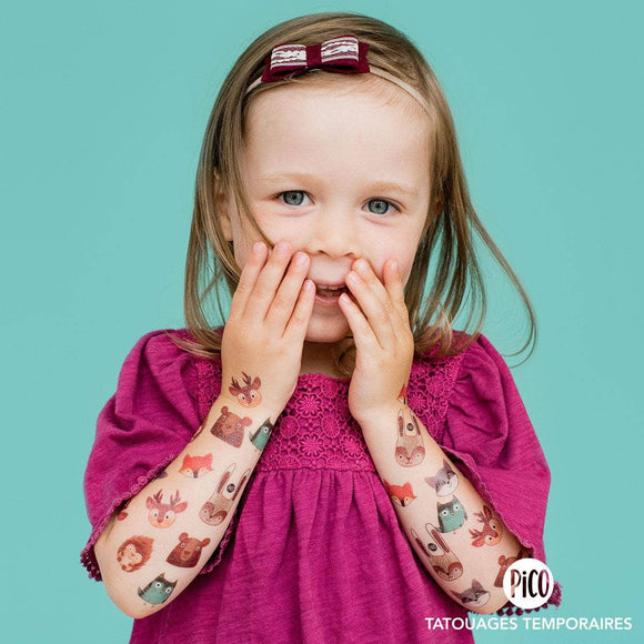 The Animals of the Forest - Temporary Tattoos