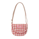 Gingham Ruffle Bow Bag-1