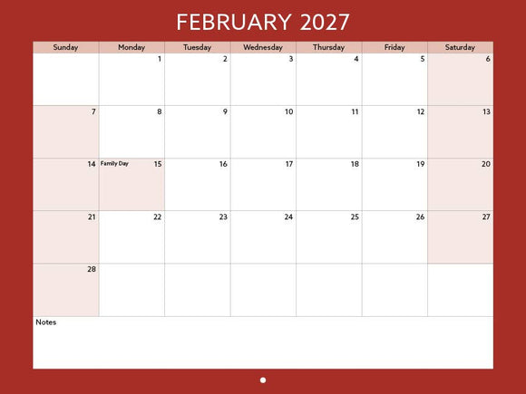 2027 Toronto Neighbourhood Calendar - 12" X 9"