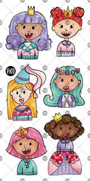 The Playful Princesses - Temporary Tattoos-4