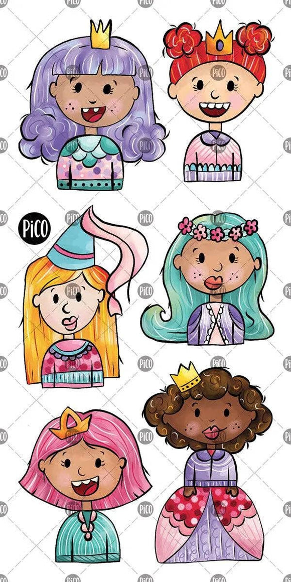 The Playful Princesses - Temporary Tattoos