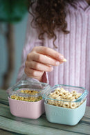 Glass Food Storage Containers with Silicone Sleeve-3