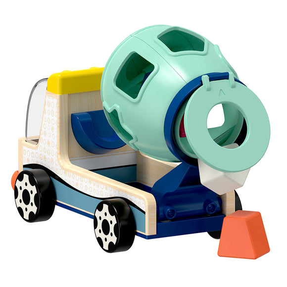 Top Bright - Mixer Truck with Shape Sorter