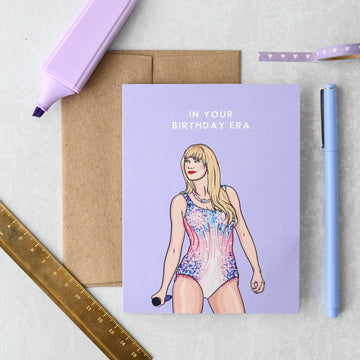 In Your Birthday Era - Tour Pop Culture Birthday Card - 0