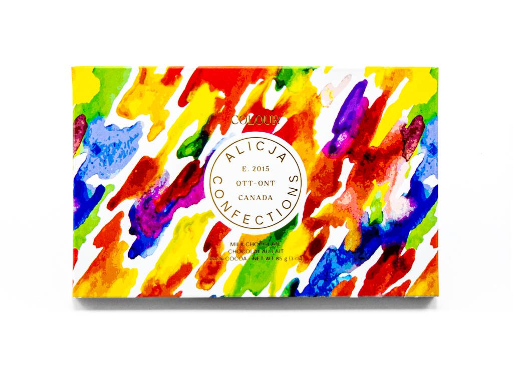 Colour Milk Postcard Chocolate Bar