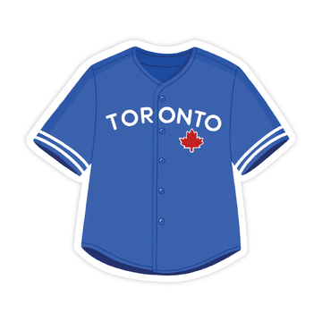 Baseball Jersey - Toronto Sports Vinyl Sticker