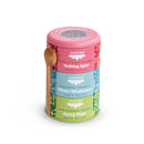 Holiday Trio Tin & Spoon - Organic Black, Purple, Herbal Tea-1