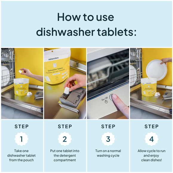 Dishwasher Tablets Lemon | Nature Bee