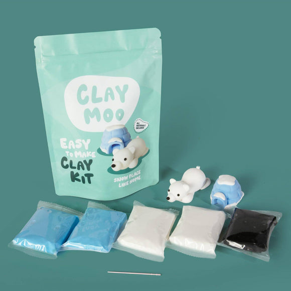 Polar Bear Clay Crafting Kit
