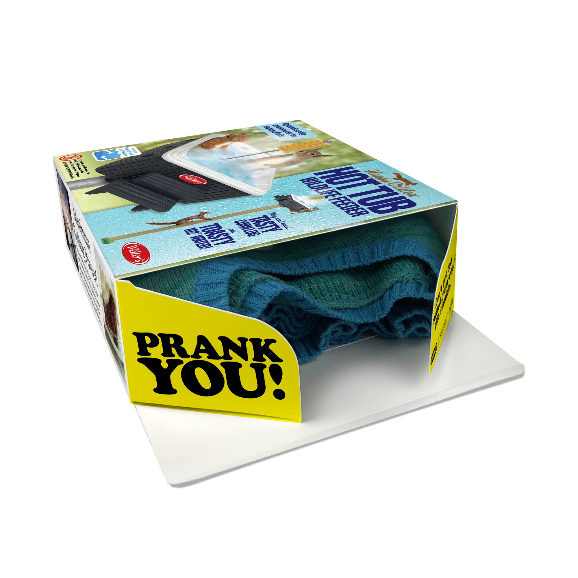 Prank Gift Box Squirrel Hot Tub